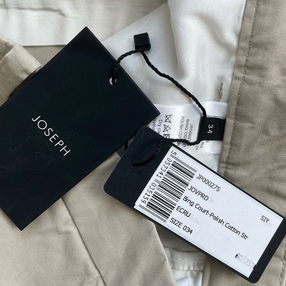 JOSEPH Bing court ankle cropped pants xs - Picture 4 of 6